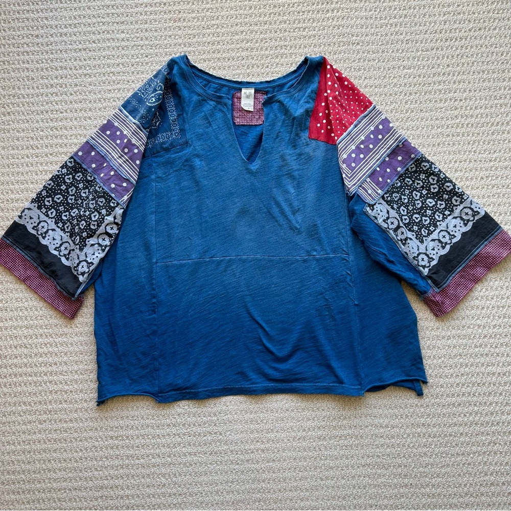 Free People Shibuya Patchwork Tee - Picture 8 of 12
